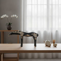 Ceramic Animal Figurine Elongated Home Decor Collectible House Decoration