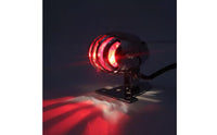 Motorcycle Grill Brake Light Universal Fit Motorcycle Registration Plate Bracket Multi-Function for Custom Bike Builders