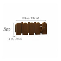 Piano Key Coat Rack Drill Installation Retractable Wall Hanger Solid Wood Foldable Hook Rack for Bedroom