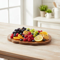 Pumpkin Serving Board Fall Pumpkin Cutting Board Rustic Tray for Hosts, Parties