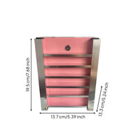 Steel Savings Bank Small Lockable Change Bank Heavy Duty Savings Box with Lock for Home, Desk