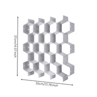 8 Pieces Honeycomb Drawer Organizer Easy to Install for Closet, Vanity