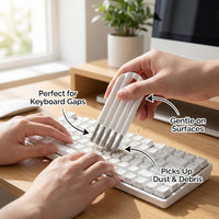 Cup Lid Cleaning Brush, Keyboard Gap Scrubber, Bottle Cap Crevice Tool, Multi-purpose Detail Cleaner, Versatile Groove Brush, Air Cushion Comb Cleaner