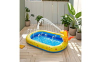 Dinosaur Spray Pool Soft Inflatable Pool with Dinosaur Theme for Children, Backyard, Garden