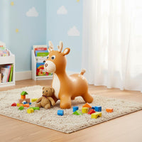 Inflatable Animal Bouncer Thickened PVC Bouncy Mountable Animal Cushioned Covering Cover for Young Children, Infants, Indoor Play