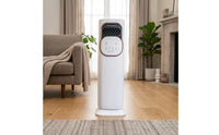 Two-Mode Portable Air Cooler with Heater Cooling Column Air Cooler with Controller Slim Column Fan with Controller Control Upright for Home, Bedroom, Living Room, Office