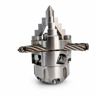 Rotating Spray Nozzle with Thread Industrial piping Cleaning Nozzle Compact for Maintenance Technicians