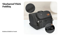 Shoulder Straps Speaker Carrying Bag Rectangular Padded Speaker Bag Portable Audio Gear Storage Sturdy