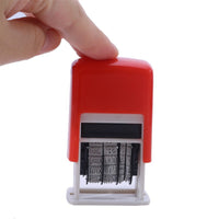 Compact Self-Inking Flip Date Stamp Lightweight Plastic Self-Inking Date Stamp