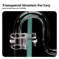 Aquarium Pipe Holder Split Design Aquarium Pipe Fixing Clamp Fish Tank Tube Clamp for Aquarists, Aquatic Landscaping
