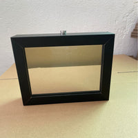 Wooden Backrooms Abyss Mirror Photo Frame with Light