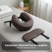High-Density Foam U-Shaped Prone Pillow Set Detachable Design U-Shaped Face Pillow Set Skin-Friendly Material for Beauty Salons, Spas, Salon