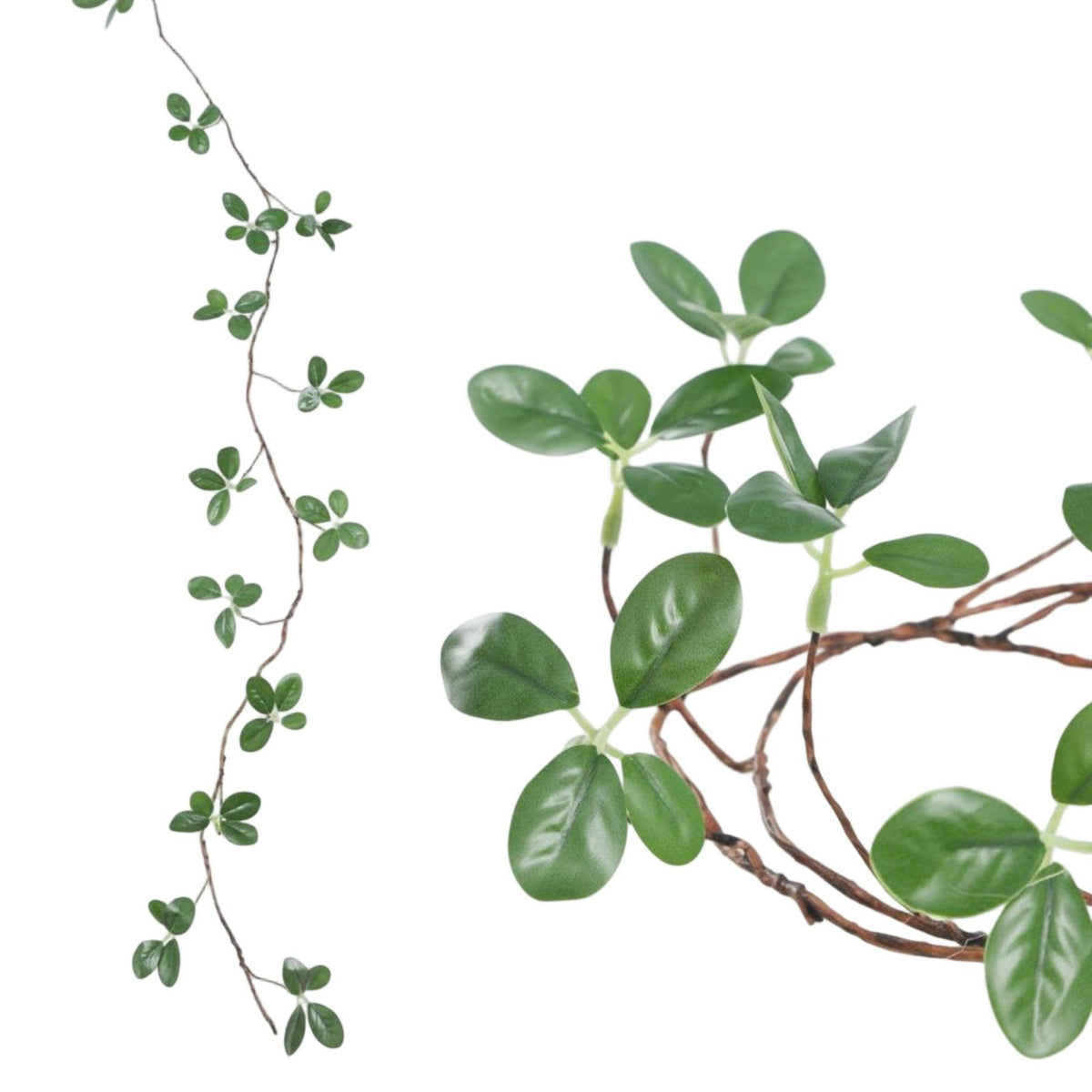 Decorative Dangling Vine Nordic Design Faux Hanging Leaves Low Maintenance Artificial Greenery Garland for DIY Enthusiasts, Wedding, Craft Projects