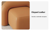 Modern Design Upholstered 2-Person Bench sturdy Construction Curved rear Settee Textured Upholstery Commercial Furniture High Weight Capacity for Interior Designers, Business Owners, Hotel Lobby, Waiting Room, Lounge, creamice