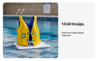 Two Air Chambers Buoyancy Swim Instructor Buoyant Toddler Swim Aid Thickened PVC Material for Toddlers, Beginners, Beach, Lake, Vacation