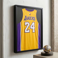 Jersey Display Frame Lockable Jersey Frame with Hanger Display Case with Hanger Anti-Theft Clear for Sports Collectors, Fan Cave