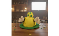 Internationals Soccer Tournament Fan Hat Soft Knitted Sponge Football Cheer Hat Lightweight Cap for Sports Events, Watch Parties, Stage Shows