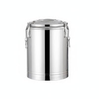 Stainless Steel Insulated Barrel Versatile Stainless Steel Insulation Barrel Thermal Food Container Long-Lasting Construction