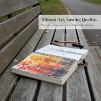 A4 Thickened Kraft Sketchbook with Handle for Art Students and Kids