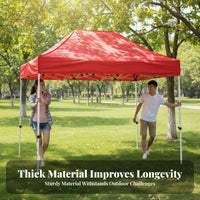 Portable Market Stall Canopy Rainproof Instant-Setup up Canopy Foldable Portable Outdoor Shelter for Street Vendors, Event Organizers, Events, Parties