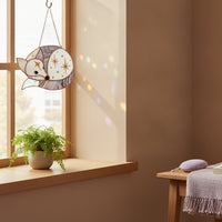 Creature Sunlight Reflector Iridescent Sunlight Reflector with Chain Whimsy Creature Window Ornament for Sunroom