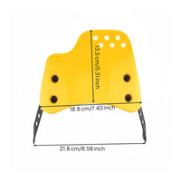 Small Motorcycle Windscreen Aluminum Alloy Wind Deflector for Vintage-Style Motorcycle Owners