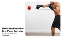 Improves Reaction & Speed Boxing Reflex Ball All Skill Levels Head-Mounted Rebound Ball Long-Lasting for Boxers, Beginners, Workout