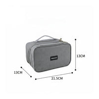 Electronic Digital Accessories Storage Pouch Structured Electronic Accessories Case Double-Layer Storage Bag Compact