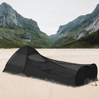 Quick Unfold Instant-Unfold Bug Net Tent Portable Freestanding Bug Net Single Person Bivy Tent Fine Mesh for Campers, Hikers, Backpackers, Outdoor, Hiking, Backpacking