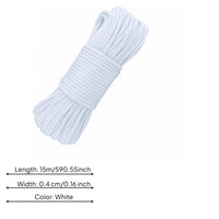 4 Mm Luminousin-the-Dark Cord Round Luminous Cord Woven Glow Paracord High Visibility