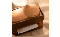 Cat Tissue Box Tabletop Wooden Tissue Box Decorative Home Decor