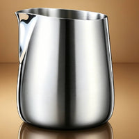 Easy-Grip Milk Frothing Pitcher with Silicone Sleeve Precision Milk Frothing Pitcher with Spout Premium Long-Lasting for Baristas, Espresso Lovers