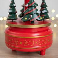 Christmas Tree Rotating Ornament musical box Gift Rotating Ornament musical box Collectible