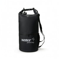 Quick-Access Dry Bag with Front Pocket Sturdy Dry Bag with Mesh Pocket Compact Waterproof Backpack Heavy Duty for Kayakers, Swimmers, Kayaking, Beach