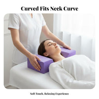 Professional Grade Eyelash Extension Pillow Removable and Washable Cover U-Shaped Lash Pillow Pressure Relief for Tattoo Artists, Spa, Home