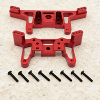 1/12 RC Aluminum shock mount Bracket Anodized Finish Aluminum Shock Mount Set Wear-Resistant RC Car Part for Rough Terrain