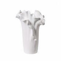 Ceramic Vase Artistic Imperfection Wavy Ceramic Vase Minimalist Home Decor Decoration