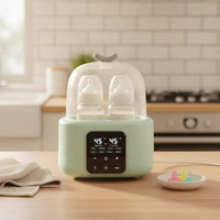 Baby Bottle Warmer and Sterilizer Multi-Function Bottle Warmer and Sterilizer Infant Meals Heater Compact Appliance Safe