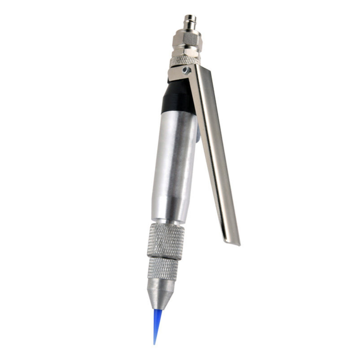 Anti-Suck Back Double Liquid Glue Valve Precision Control Pneumatic Dispensing Valve Multi-Material Use Glue Spray Nozzle Wear Resistant for Factory Line, Assembly Workshop