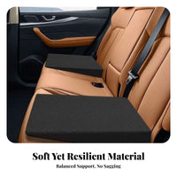 3 Pieces Resilient Car Seat Leveling Pad Breathable Rear Seat Support Cushion Wear-Resistant Sleeping Pad Set Pain Relief