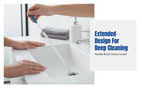 Flexible Drain Cleaner, Extended Unblocker, Hair Removal Brush for Sink, Home Cleaning Tool