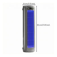 Rectangular Wall Fan Slim Vertical Grille Fan Multiple Speed Settings