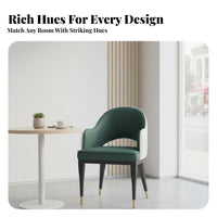 Modern Design Upholstered Shell Chair Minimalist design Seating Furniture Soft Upholstery arcd rearrest for Homeowners, Interior Designers, Business Owners