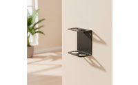 Home Gym Bar Wall Rack Matte Black Barbell Wall Rack Compact Vertical Barbell Holder for Athletes