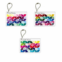 Colorful Color Palette Keychain Portable Bauhaus Design Keychain Lightweight Paint Palette Bag Charm Sturdy