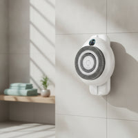 Wall Mounted Back Scrubber Adjustable Height Back Scrubber with Detachable Brush Heads Rechargeable Appliance for Elderly, Washroom