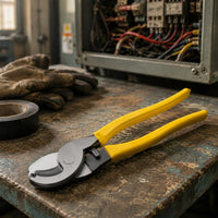 Insulated Handles Spring-Loaded-Loaded Cable Cutter Carbon Steel Cable Cutter Plier-Style Cutting Pliers Angled Jaw