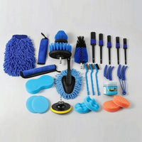 Professional Car Cleaning Kit with Drill Brushes Complete Drill Brush Set Soft Wheel Brush Portable for Garage
