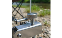 Stainless Steel Fishing Chair Rod Mount Rust-Resistant Fishing Chair Rod Rack Adjustable Pole Holder