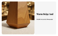 Wooden Jewelry Display Stand Solid Wood Jewelry Display Stand Elegant Design for Retailers, Retail Sellers, Boutique, Craft Fair, Roomy Wardrobe